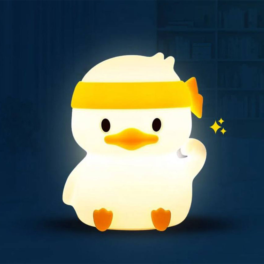 Cute lampe LED canard mignonne et amusante anti-stress à changement de couleur