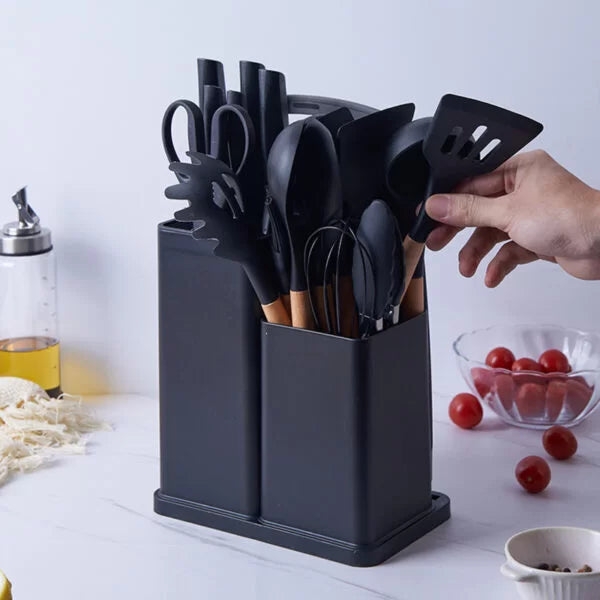 Ensemble d'Outils de Cuisine 18 Pièces : L'Équipement Essentiel pour Votre Cuisine