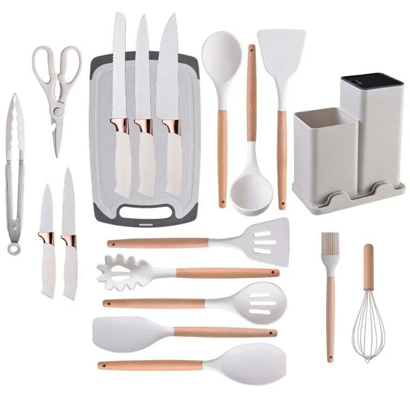 Ensemble d'Outils de Cuisine 18 Pièces : L'Équipement Essentiel pour Votre Cuisine