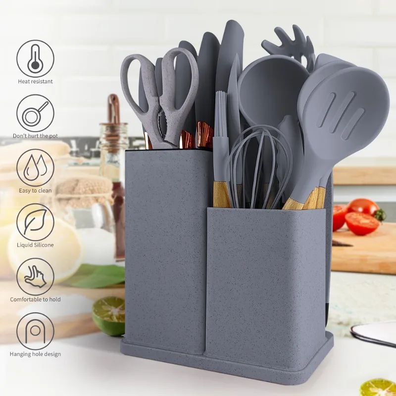 Ensemble d'Outils de Cuisine 18 Pièces : L'Équipement Essentiel pour Votre Cuisine