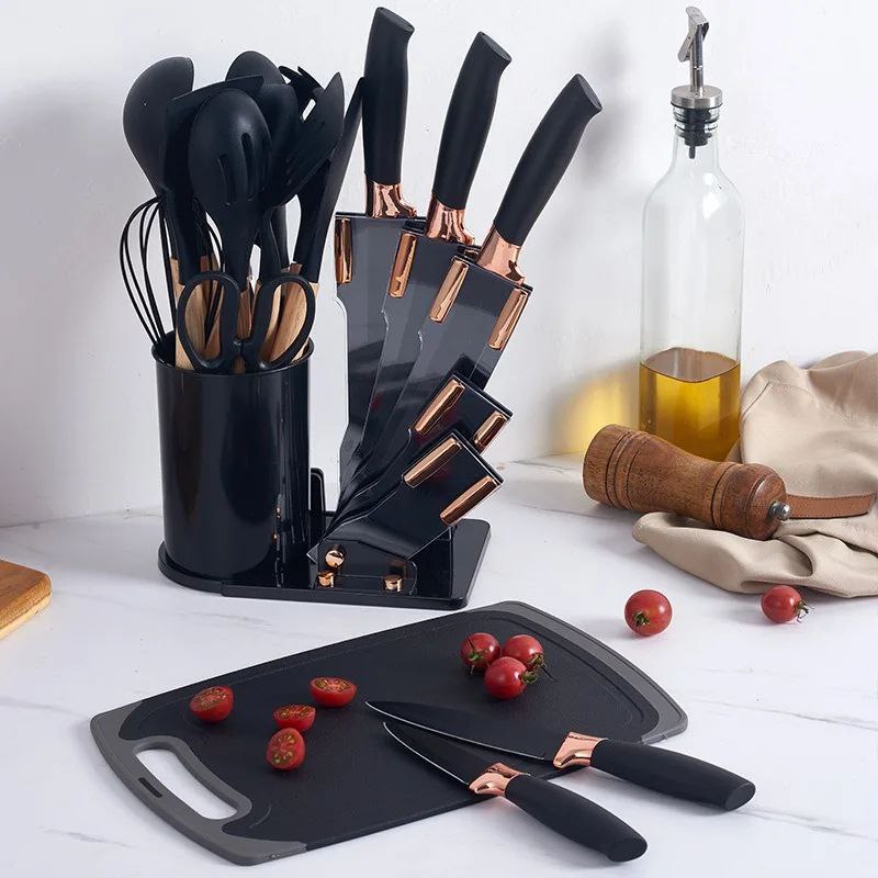 Ensemble de Cuisine Pratique et Élégant : 18 Pièces Essentielles pour Chaque Cuisine