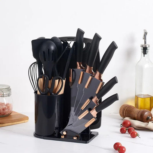 Ensemble de Cuisine Pratique et Élégant : 18 Pièces Essentielles pour Chaque Cuisine