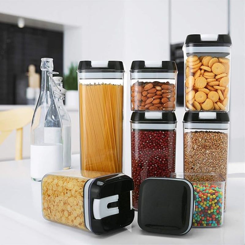 Lot de 7 Contenants Hermétiques pour Aliments : Organisation et Fraîcheur Garanties