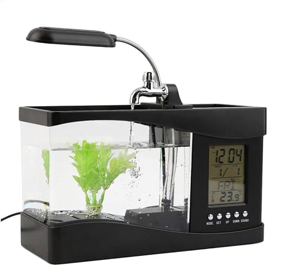 Mini Aquarium LCD USB : Élégance et Praticité pour Votre Espace de Vie