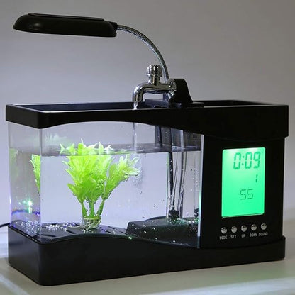 Mini Aquarium LCD USB : Élégance et Praticité pour Votre Espace de Vie