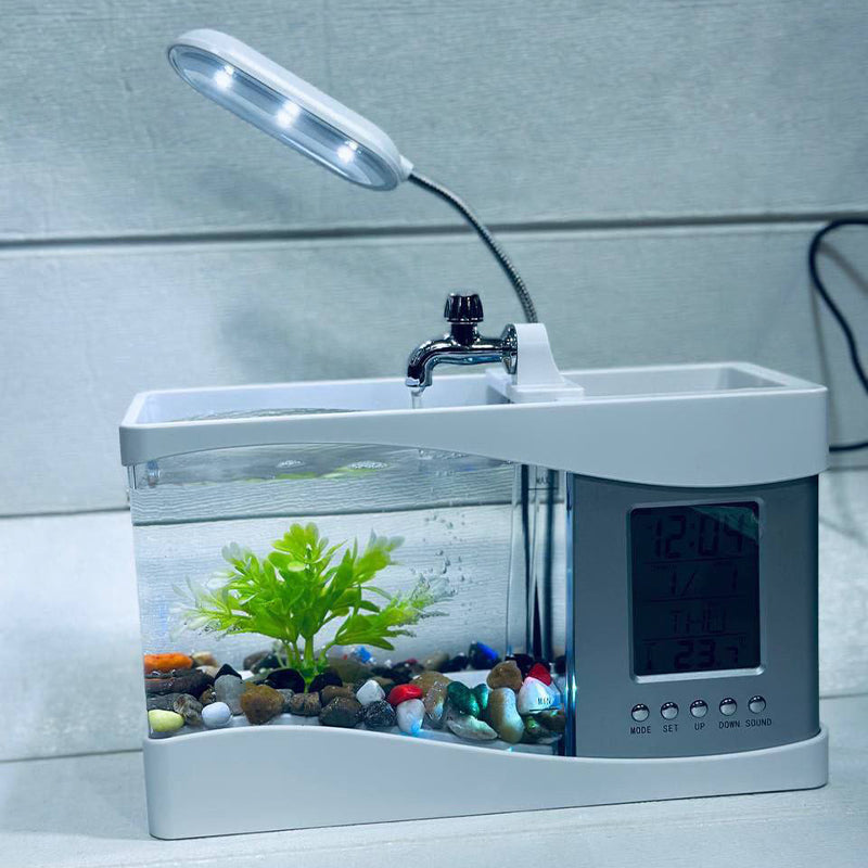 Mini Aquarium LCD USB : Élégance et Praticité pour Votre Espace de Vie