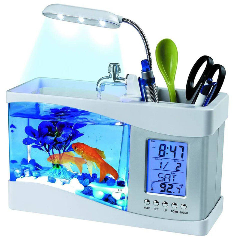 Mini Aquarium LCD USB : Élégance et Praticité pour Votre Espace de Vie