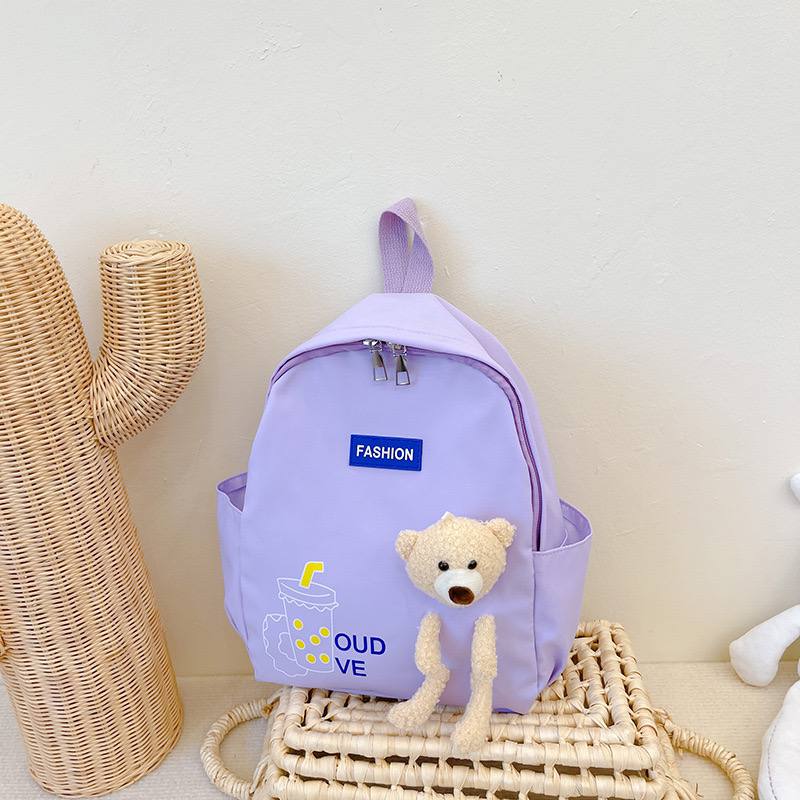 Cartable Maternelle avec Nounours Mignon : Confort et Style Imperméable pour Petits Écoliers