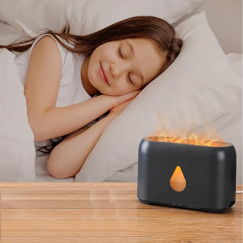 Ambiance Feu de Cheminée : Humidificateur Diffuseur pour une Relaxation Totale