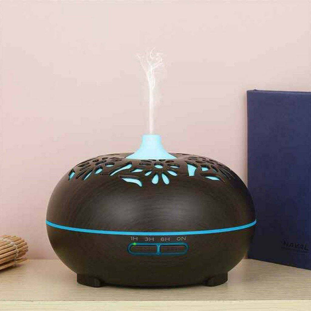 Humidificateur Diffuseur en Couleur de Bois : Élégance Naturelle et Bien-Être Personnalisé