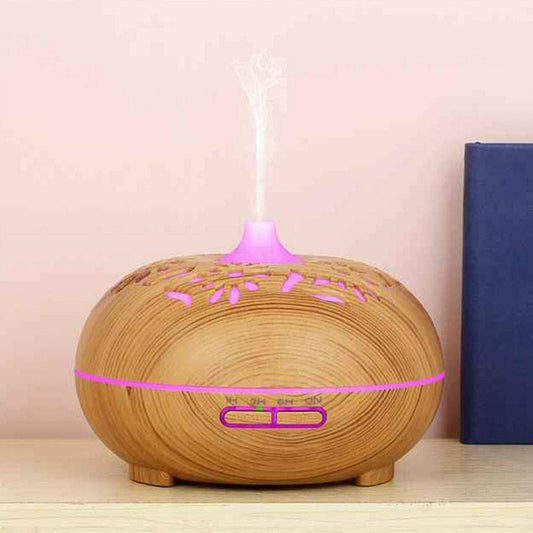 Humidificateur Diffuseur en Couleur de Bois : Élégance Naturelle et Bien-Être Personnalisé