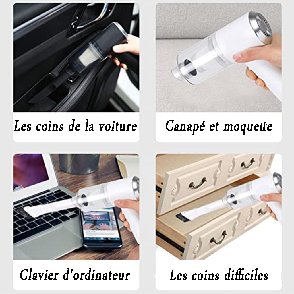 Aspirateur de PC et voiture portable sans fil Planetech